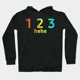 1 2 3 hehe, Rainbow Hoodie